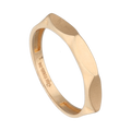 Anillo oro rosa 14K