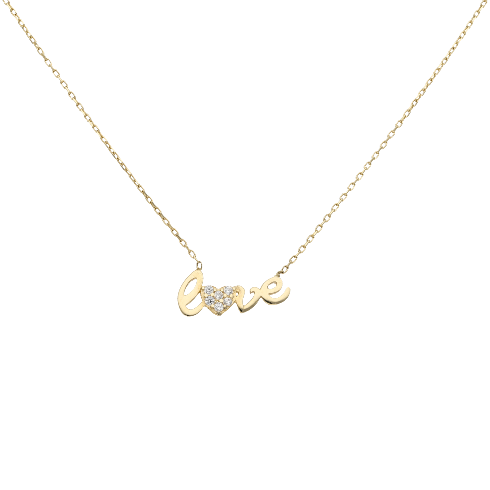Collar dije love 14K