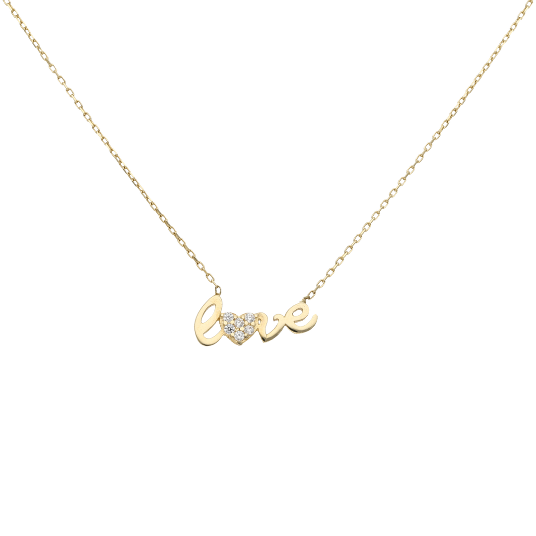 Collar dije love 14K