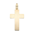 Cruz ligera lisa 14K