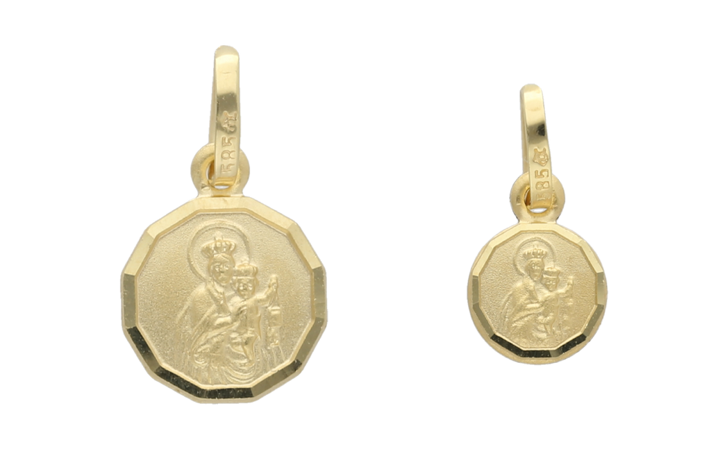 Escapulario medalla mini 14K
