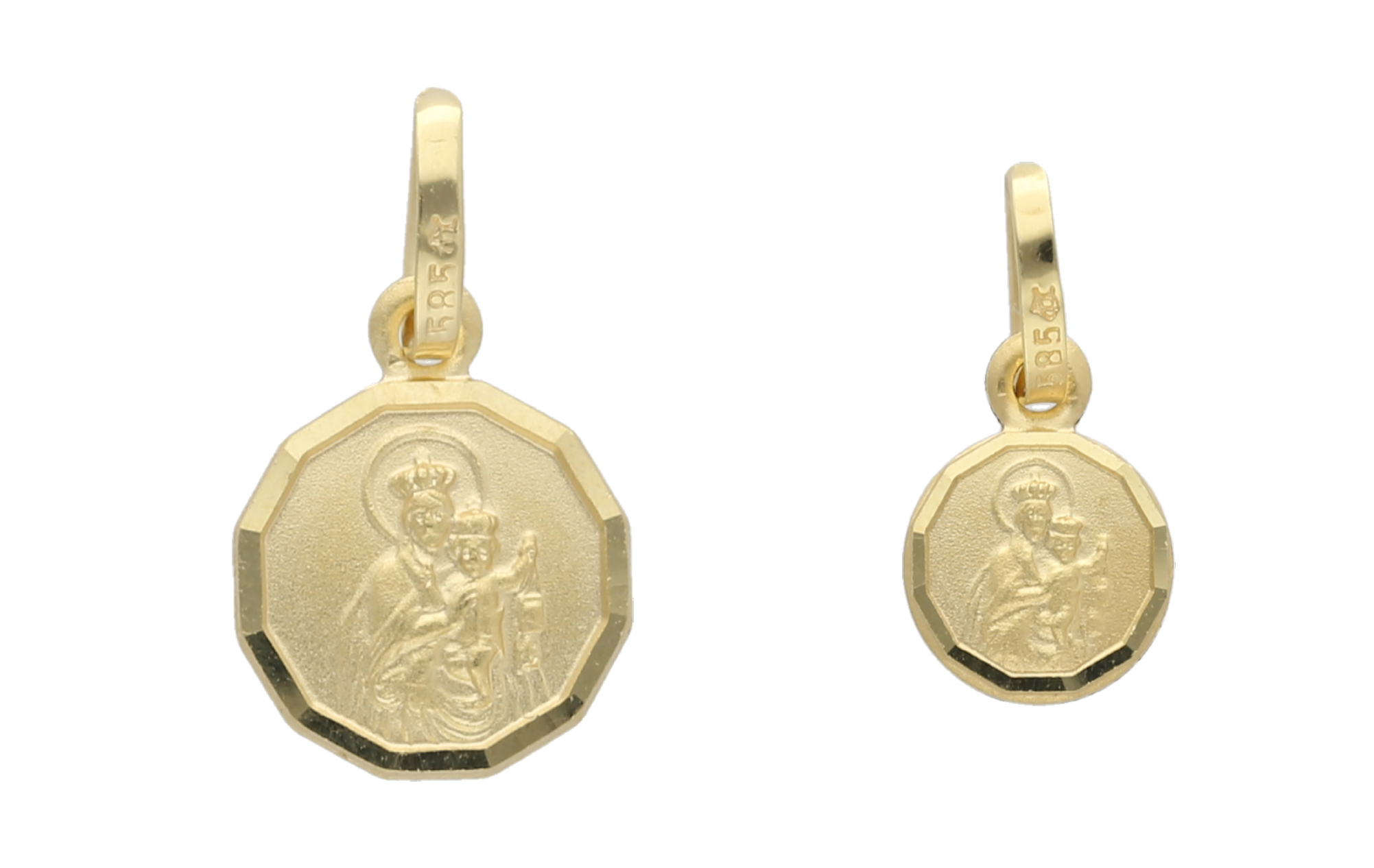 Escapulario medalla mini 14K
