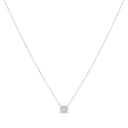 Collar diamantes 14K