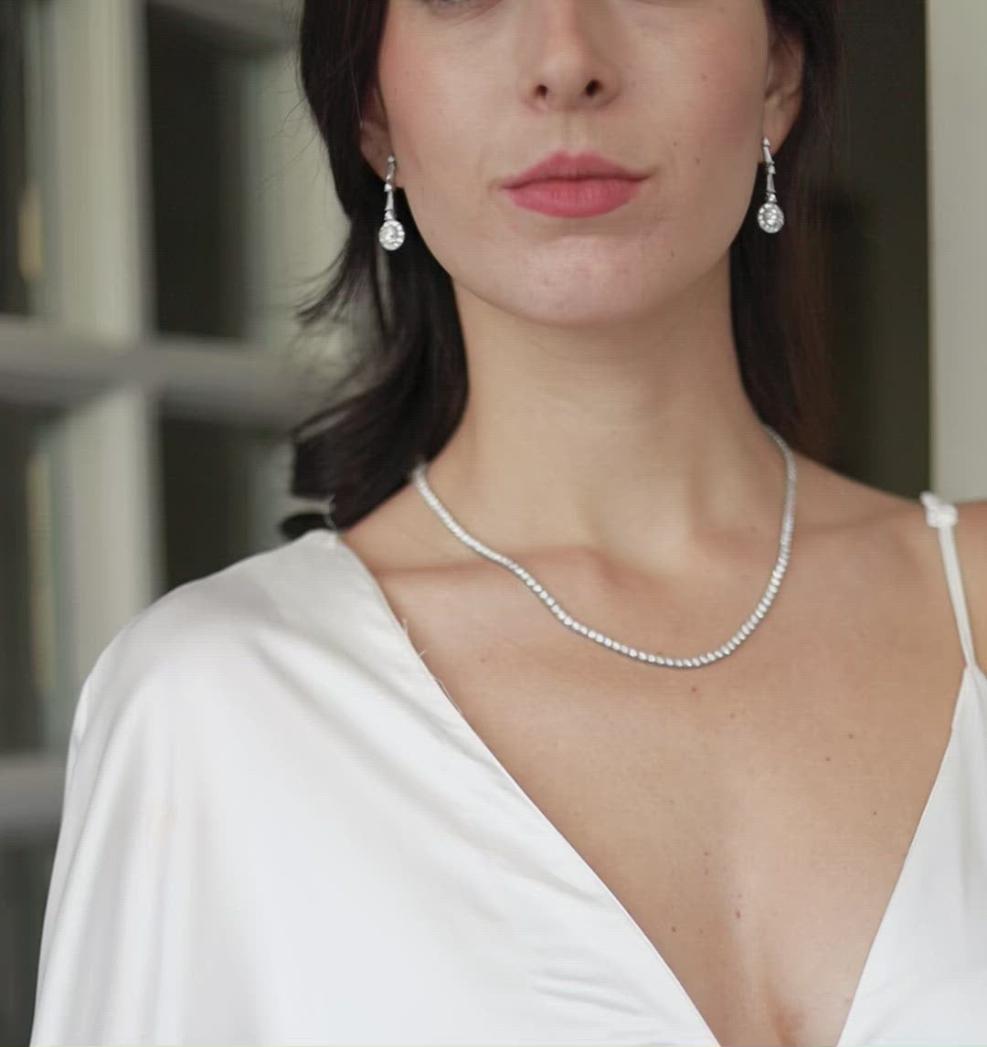 Tennis necklace