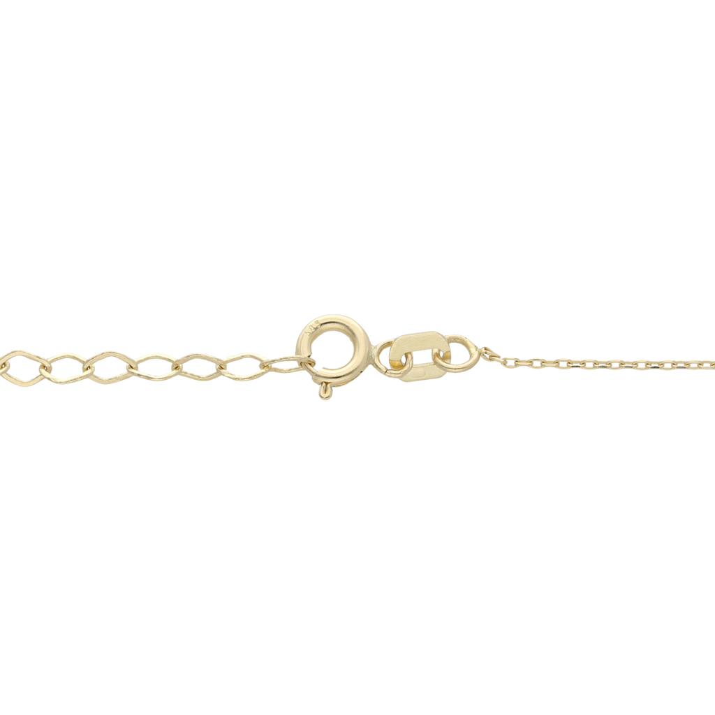 Collar dije letra 14K