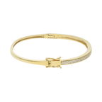 Pulsera aro brillantes 14K