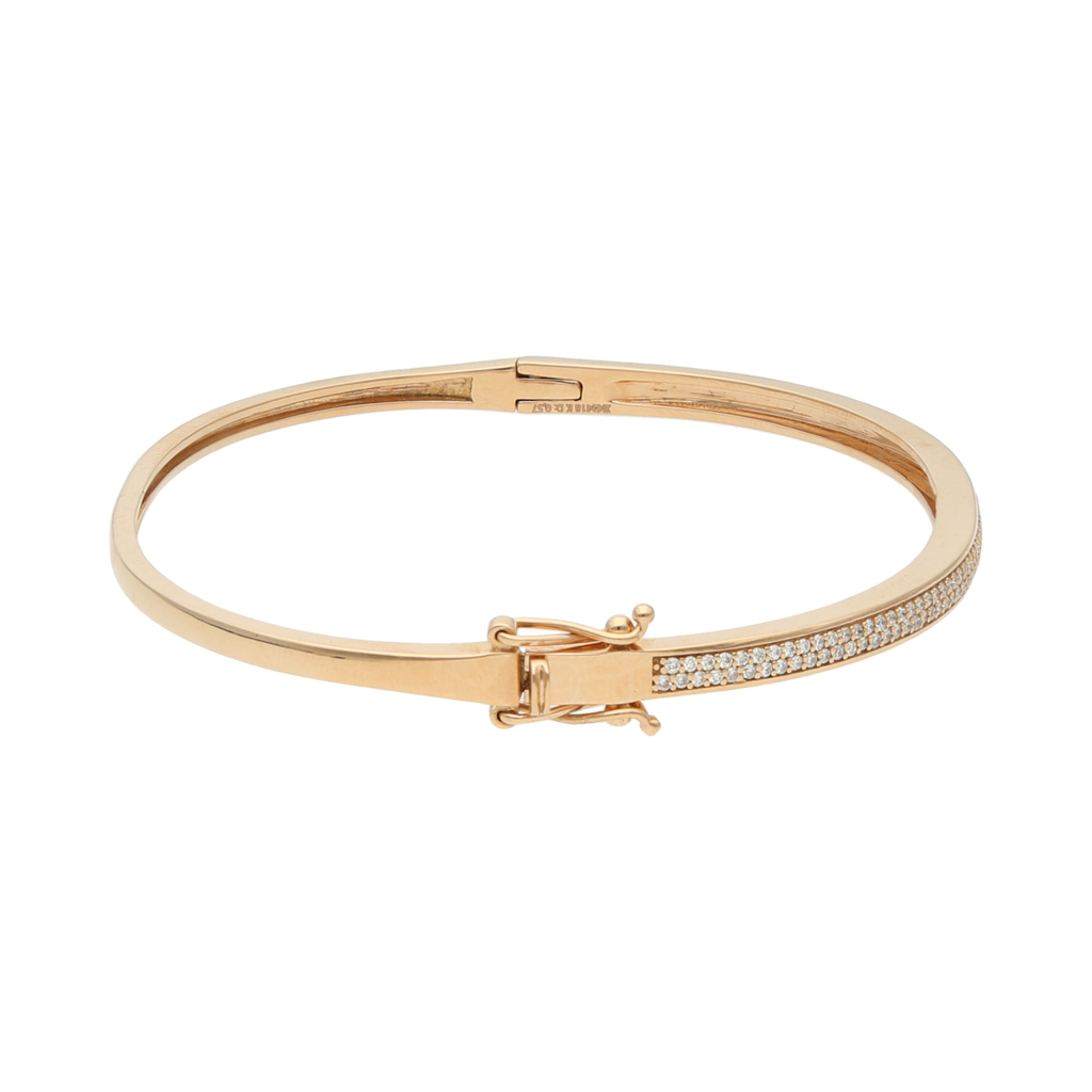 Pulsera aro brillantes 14K