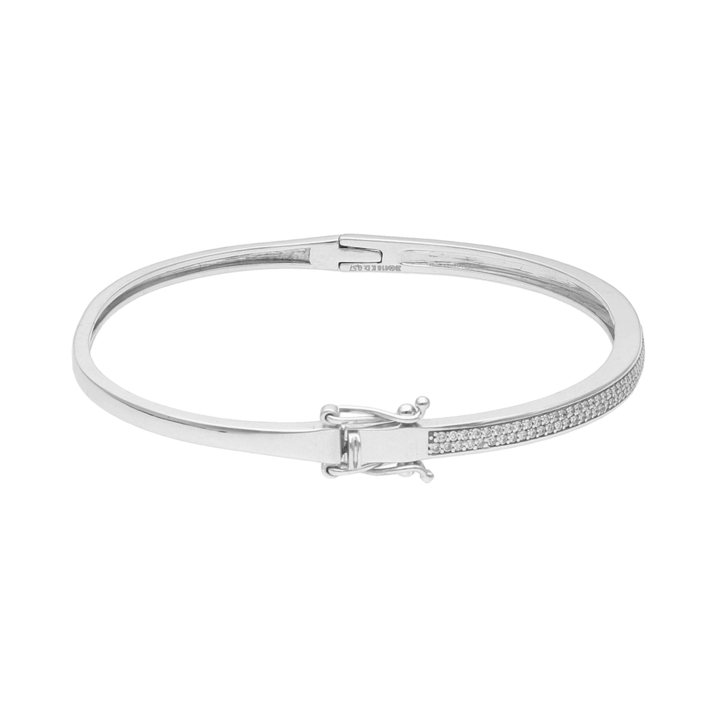 Pulsera aro brillantes 14K