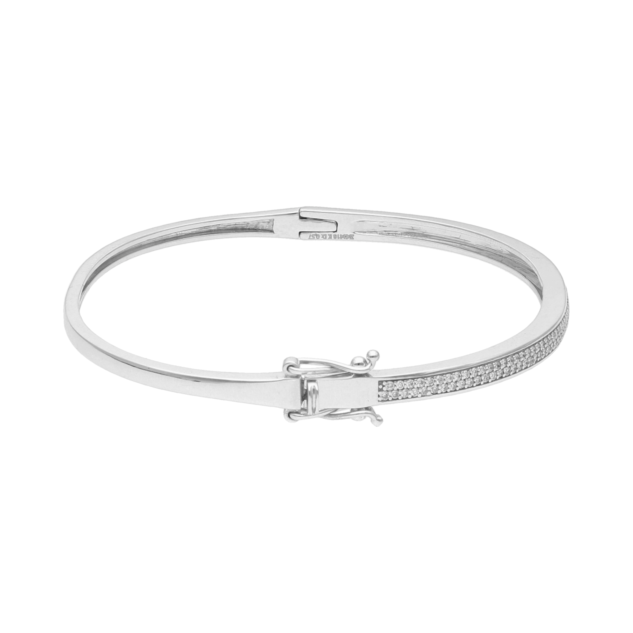 Pulsera aro brillantes 14K
