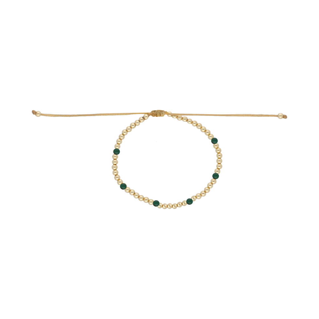Pulsera bolas bimetal