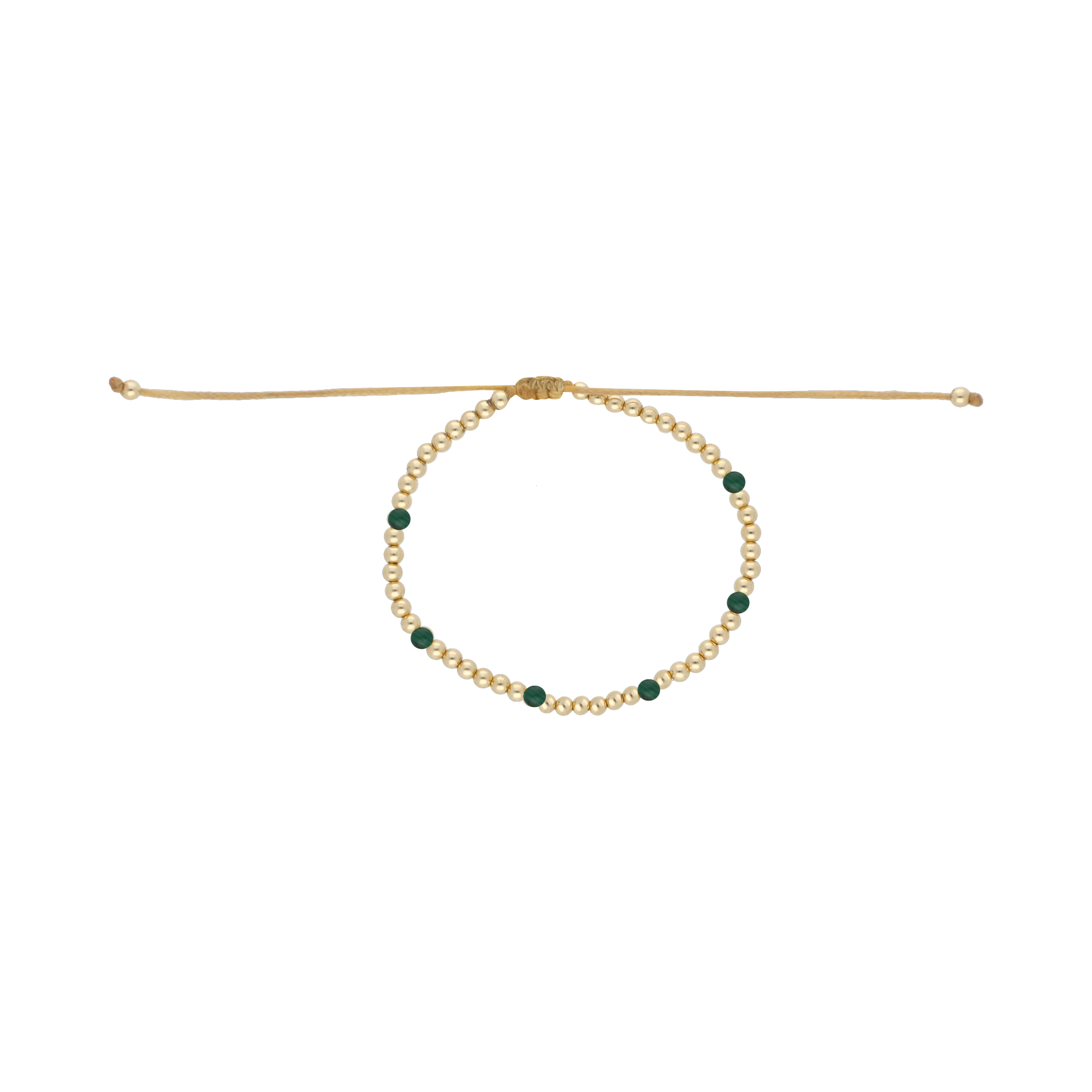 Pulsera bolas bimetal