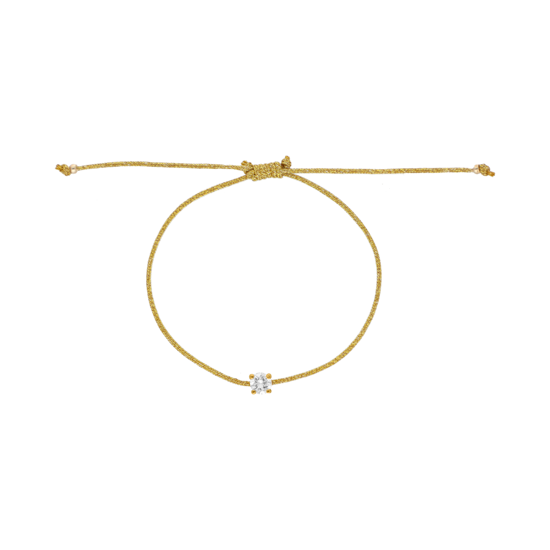 Pulsera brillante 14K