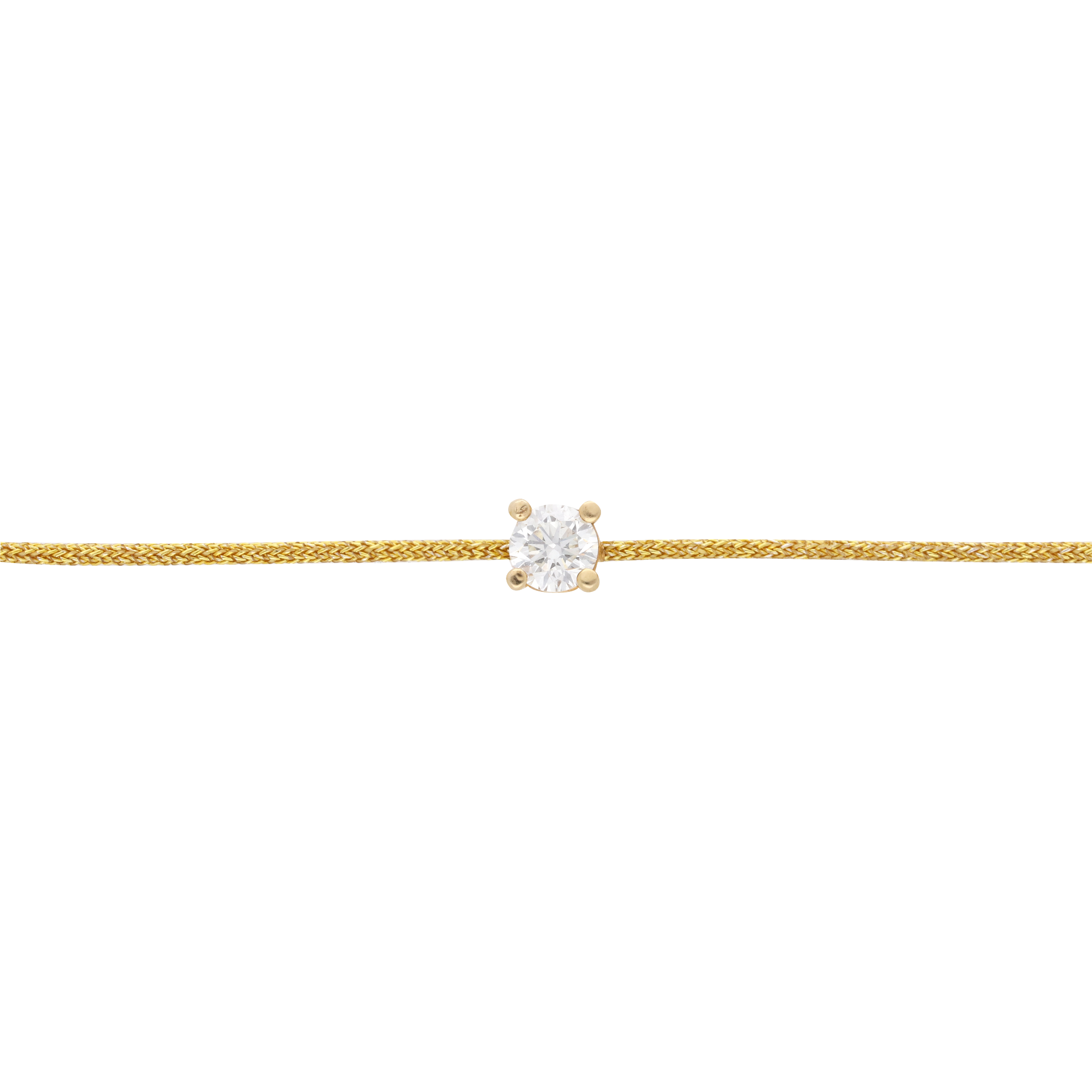 Pulsera brillante 14K