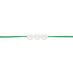 Pulsera hilo 3 perlas
