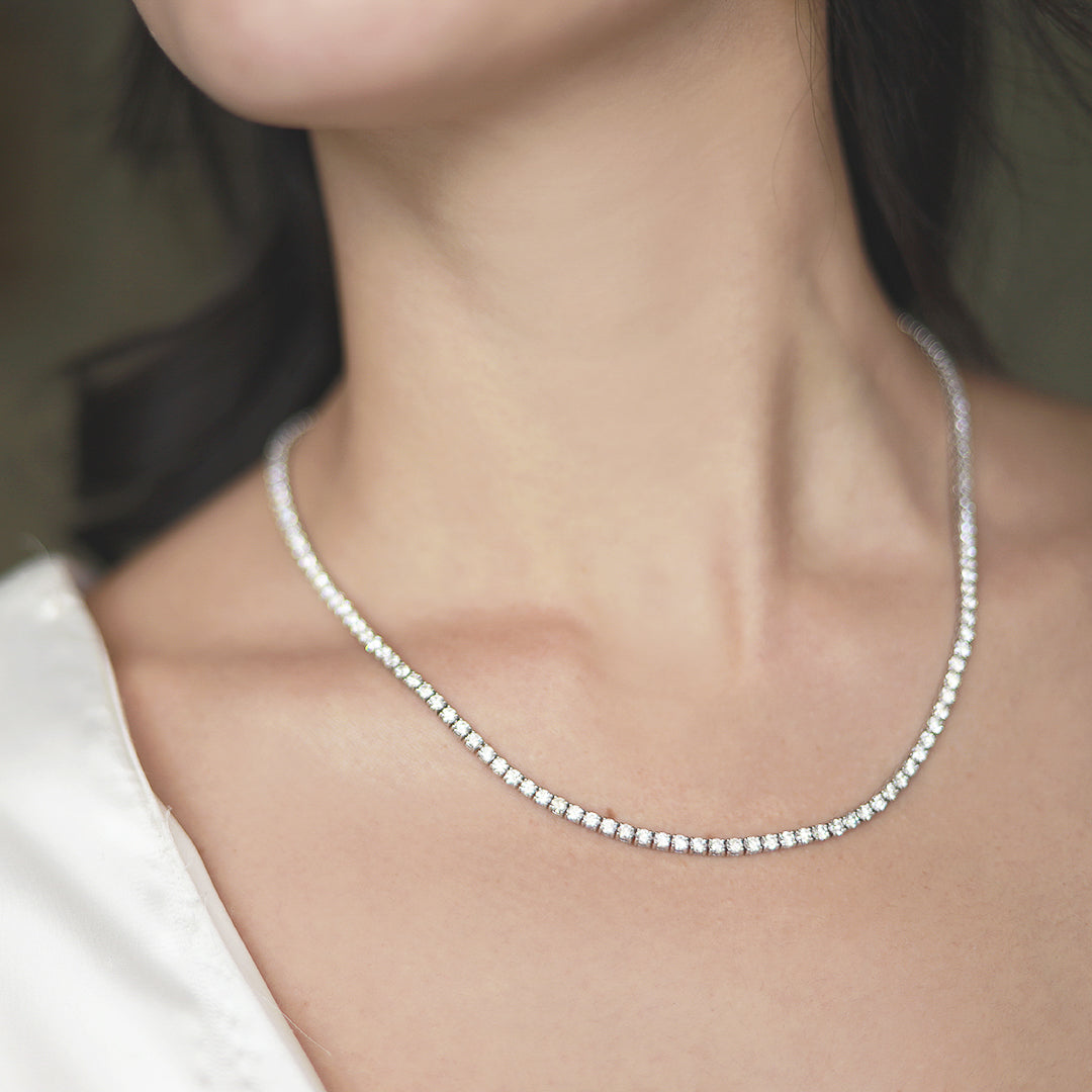 Tennis necklace