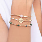 Pulsera Guadalupe bimetal