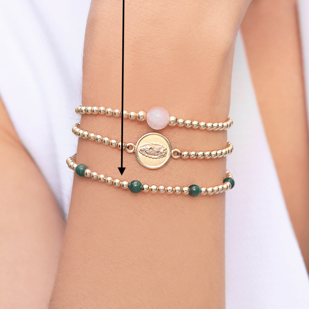 Pulsera bimetal turmalinas