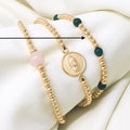 Pulsera bimetal turmalinas