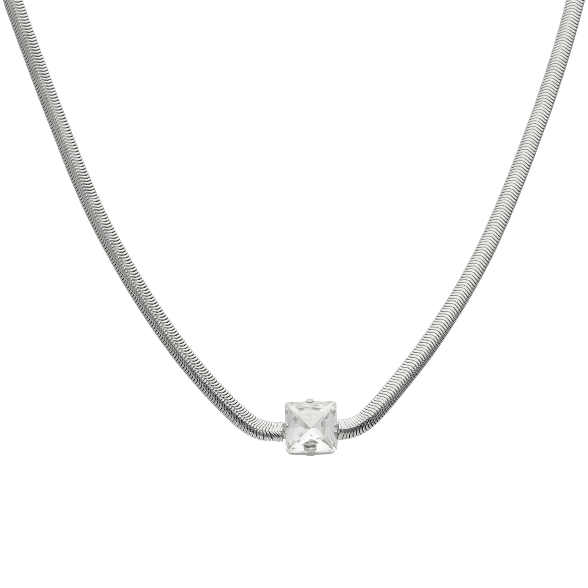 Collar tejido serpiente cristal princess central