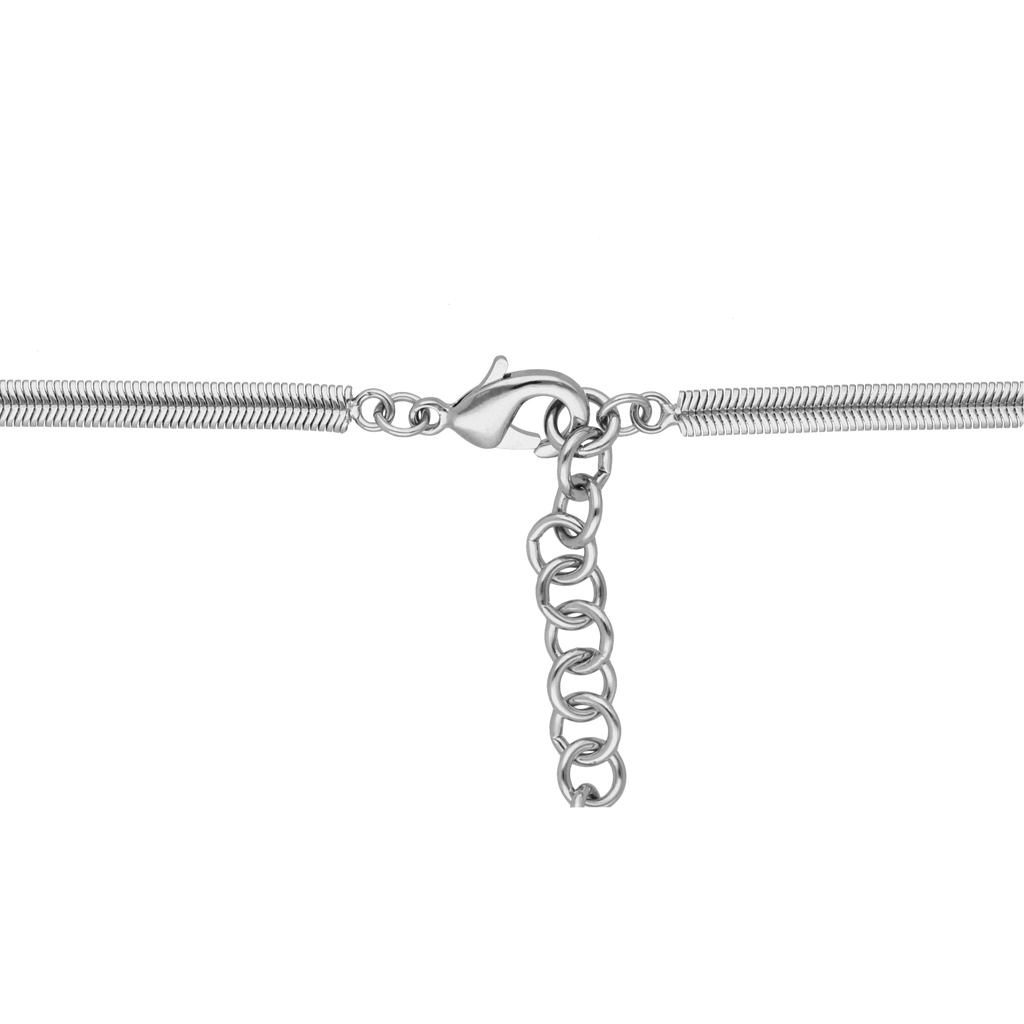 Collar tejido serpiente cristal princess central