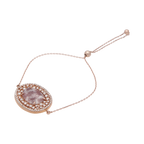 Pulsera circonias con piedra