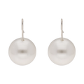 Aretes perlas blancas
