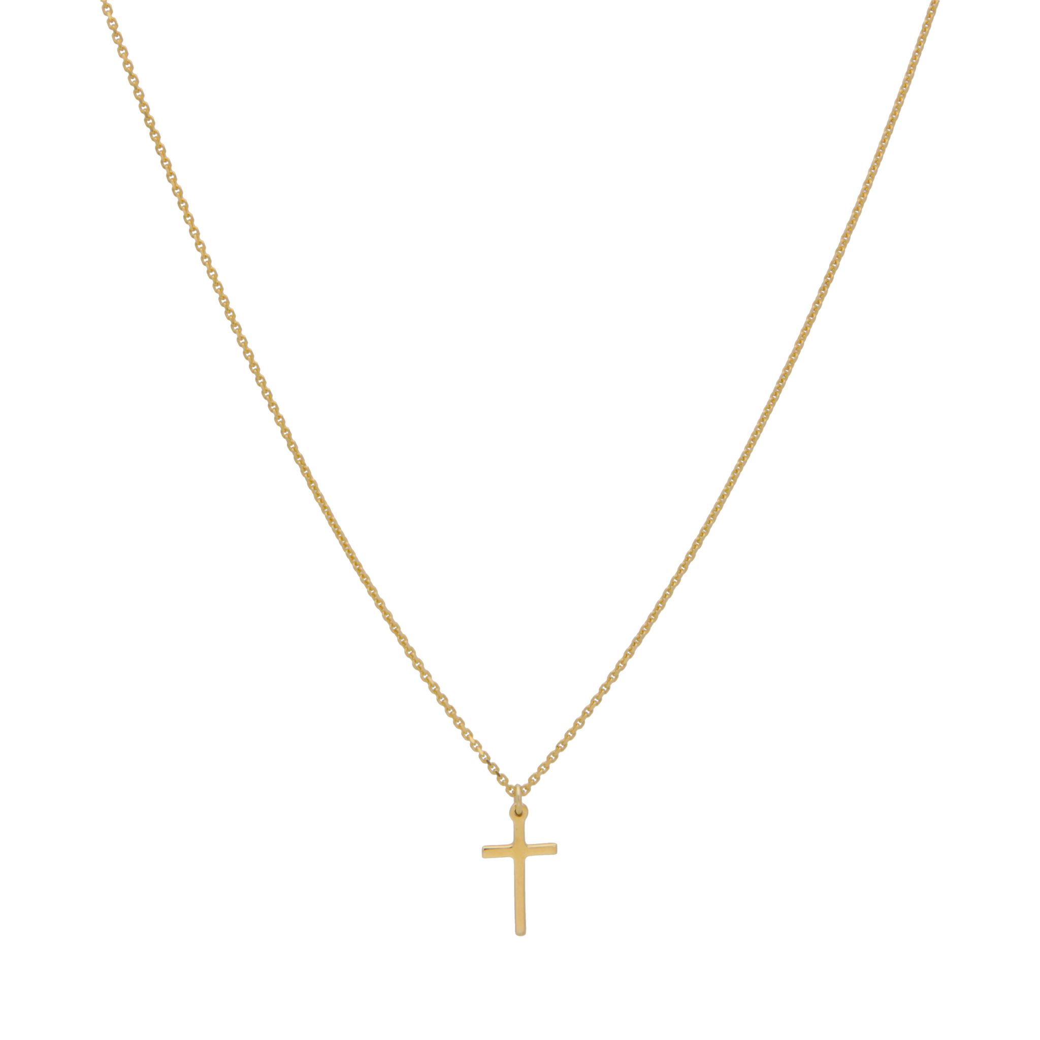 Collar cruz colgante