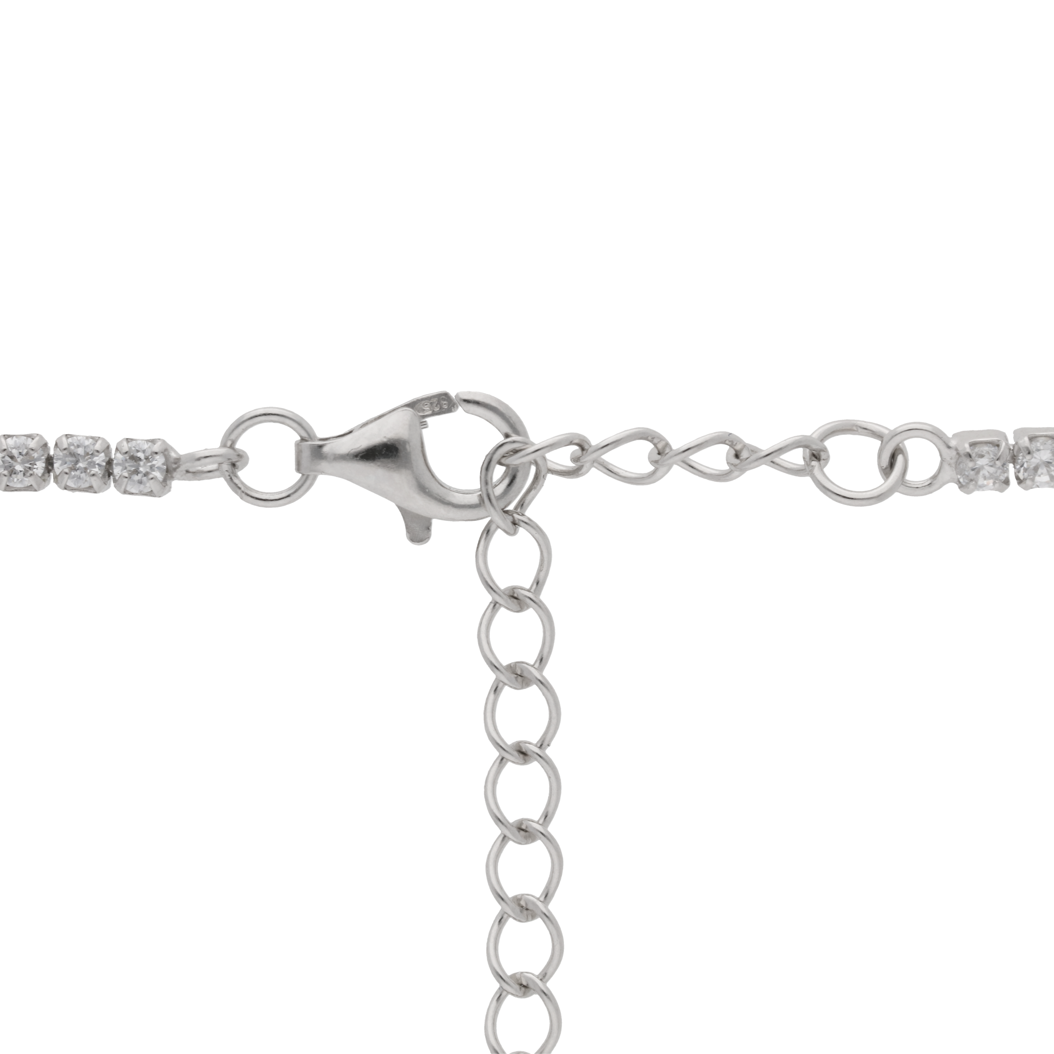 Gargantilla tennis plata