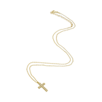 Collar dije cruz circonias