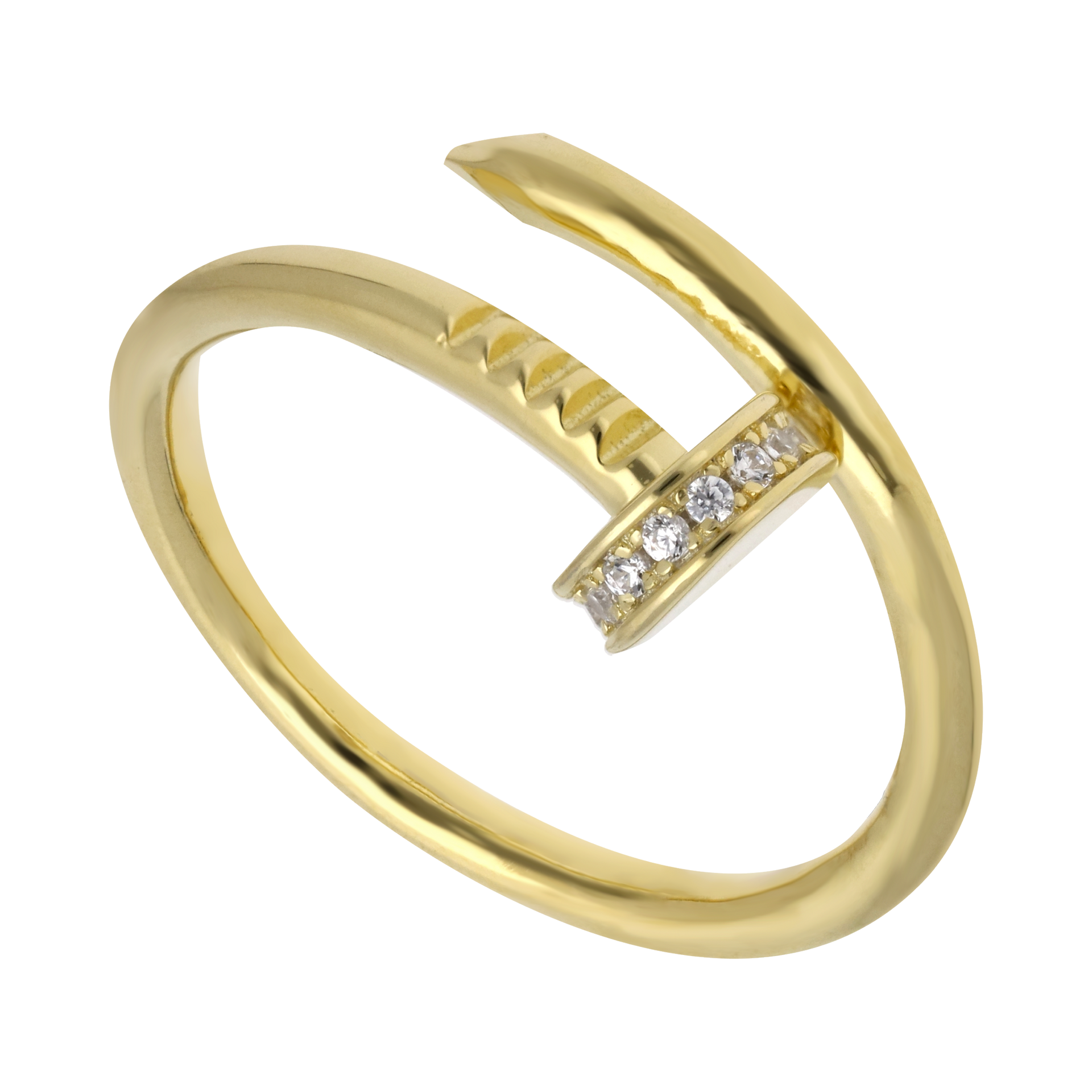 Anillo clavo plata