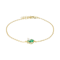 Pulsera circonias plata