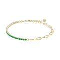 Pulsera circonias verdes