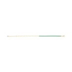 Pulsera circonias verdes
