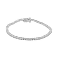 Pulsera tennis plata