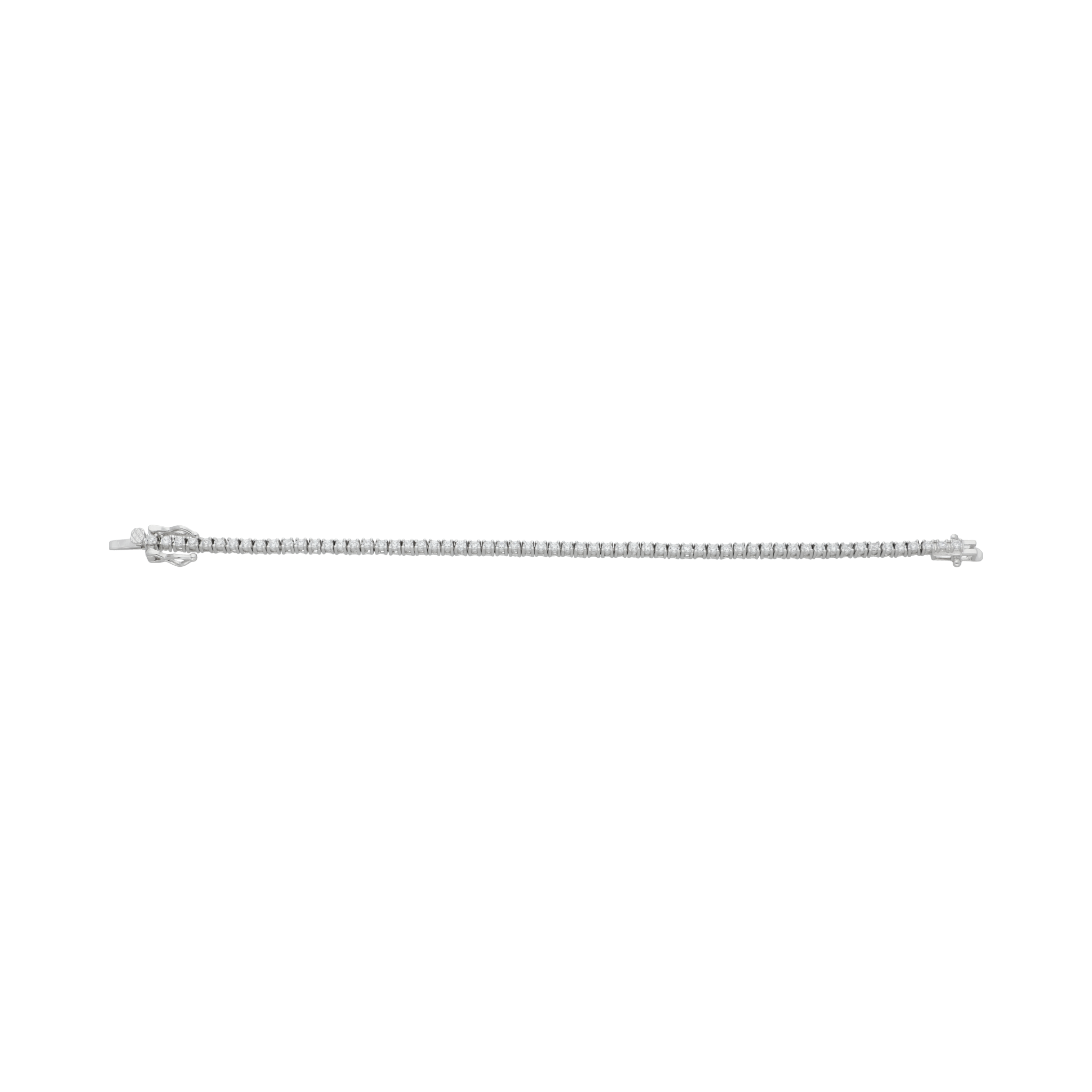 Pulsera tennis plata