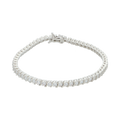 Pulsera tennis plata
