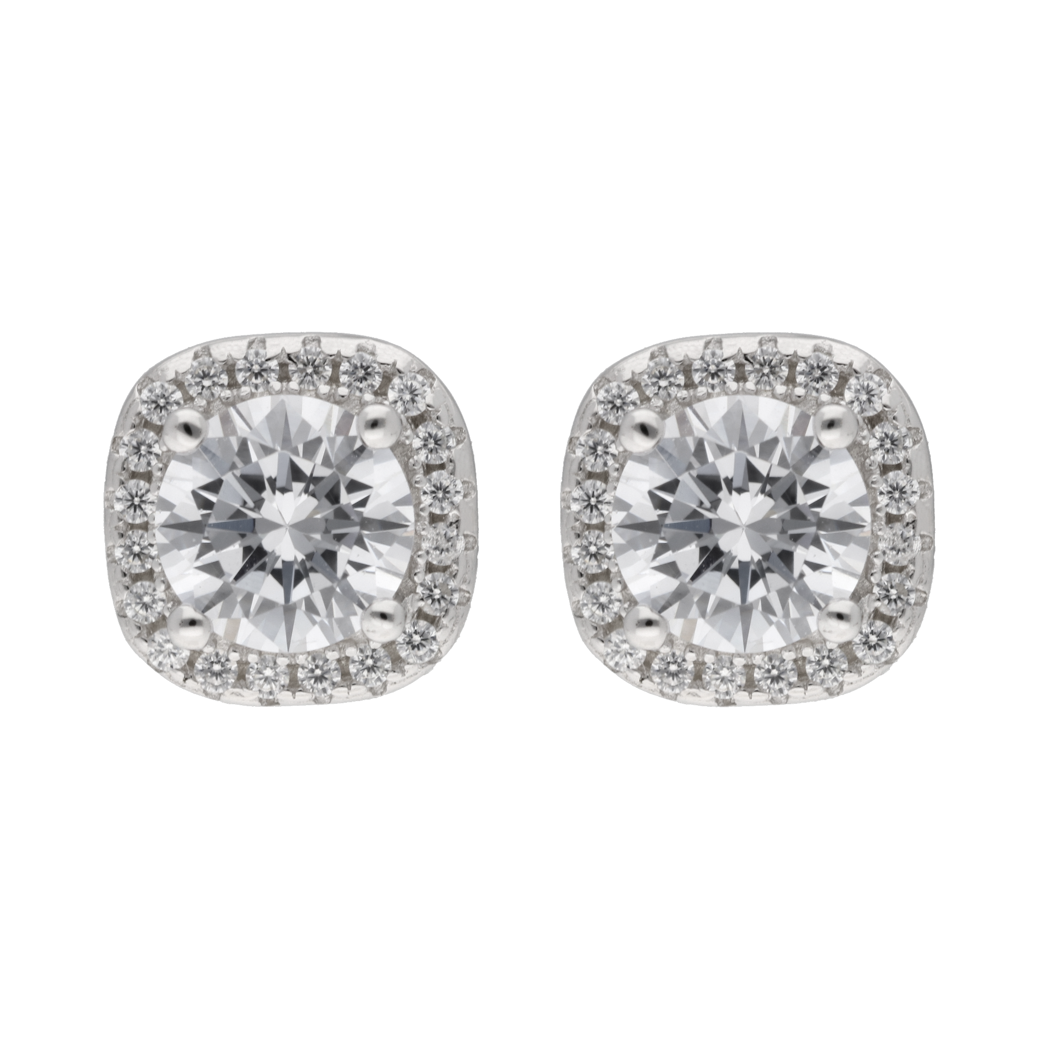 Broquel circonias plata