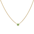 Collar dije cristal verde