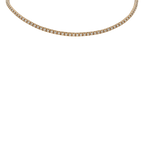 Choker tennis necklace 14K