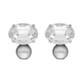 Aretes cristales y perla