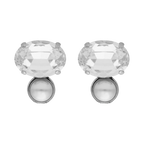 Aretes cristales y perla